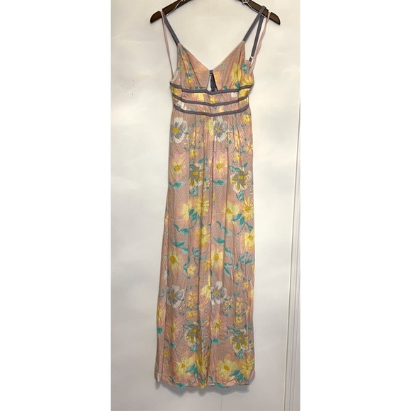 Free People Wisteria Floral Maxi Dress in Light Combo - Picture 6 of 6